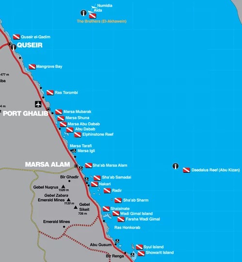 Brothers, Daedalus, Elphinstone - Shark Triangle (Port Ghalib - Hurghada) 7 Nights